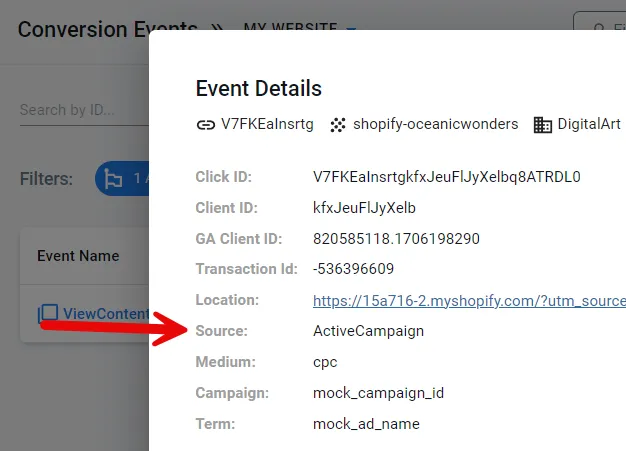 AnyTrack documentation screenshot