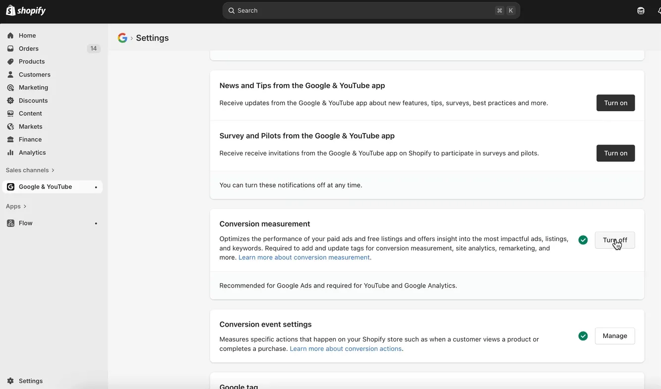 Screenshot showing Google Ads conversion columns displaying the difference between Conversions and All conversions reporting columns