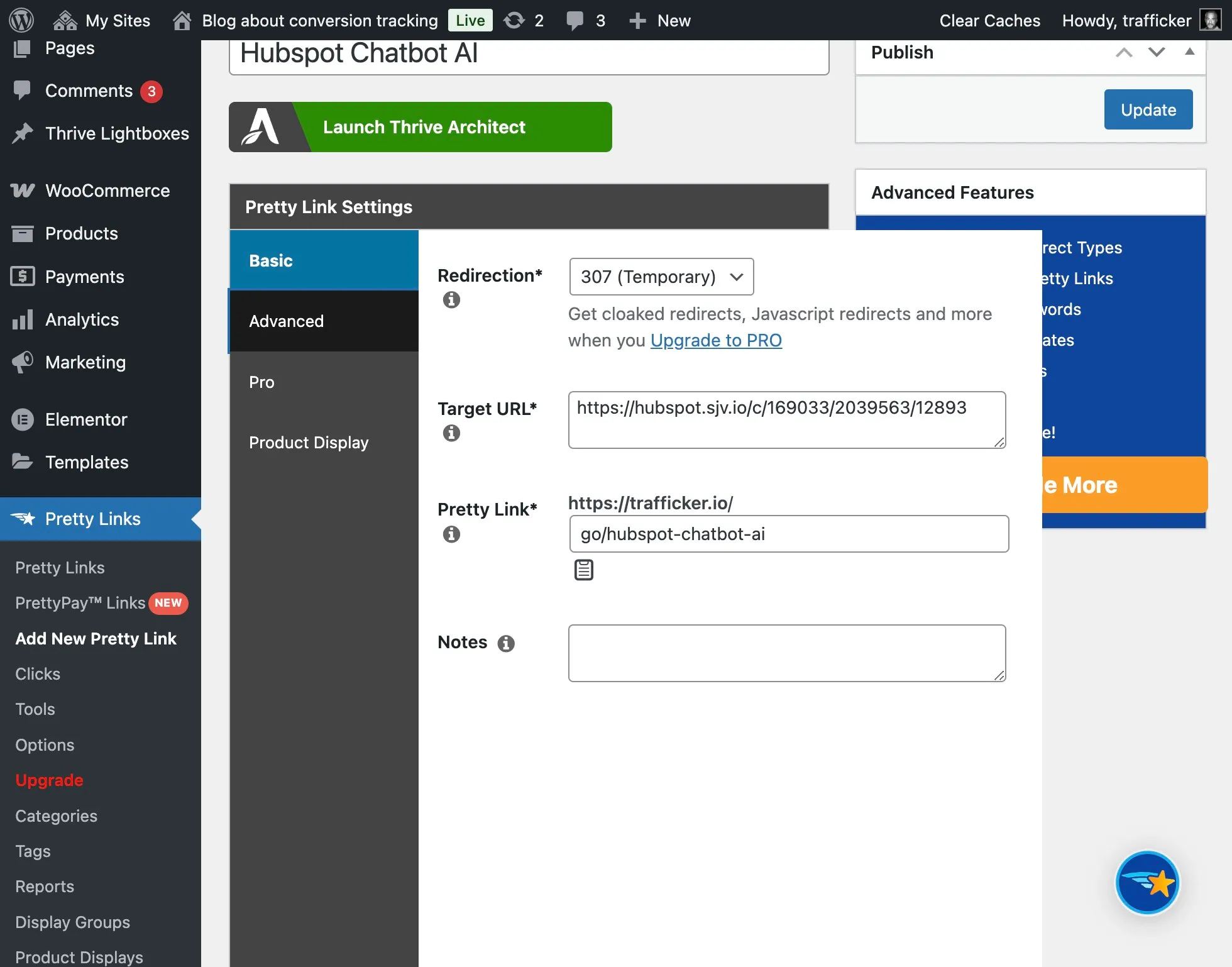 AnyTrack documentation screenshot