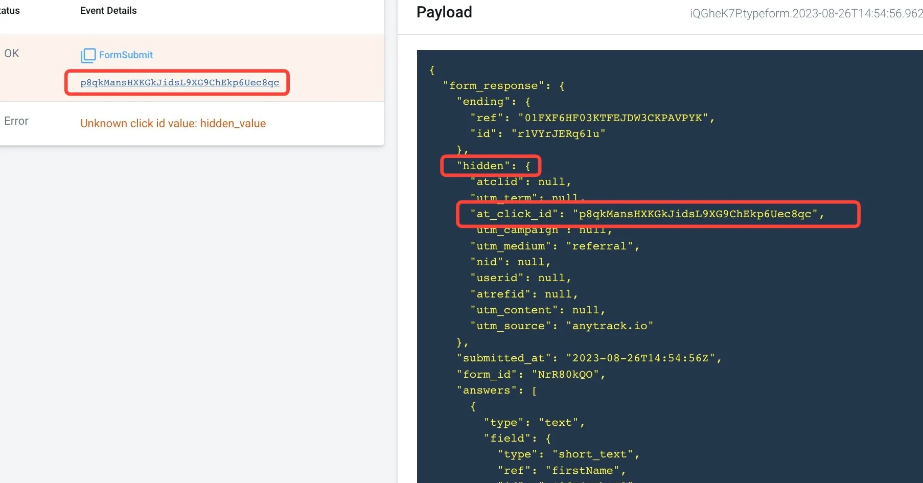 AnyTrack documentation screenshot
